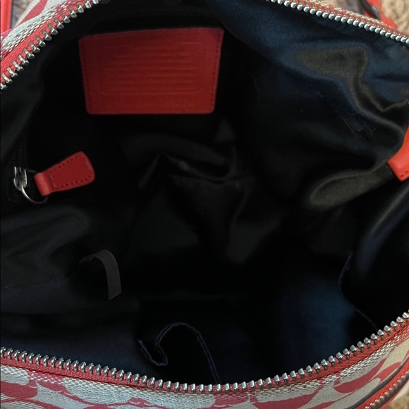 Coach Red and Cream Crossbody Bag - Picture 2 of 8